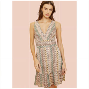 Donna Morgan Crochet Mini Dress